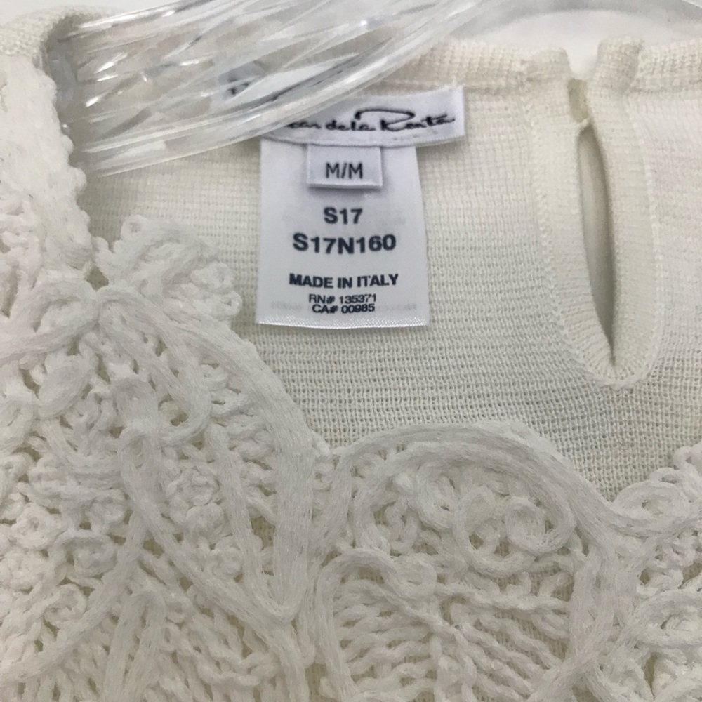 Oscar de la rental lace top - Picture 2 of 4